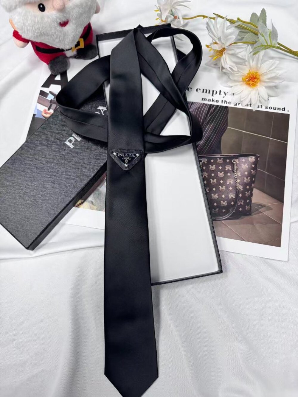 🚭Prada Black Tie Unisex | Business Wedding Office Gift😎(Gift box) - Picture 5 of 7